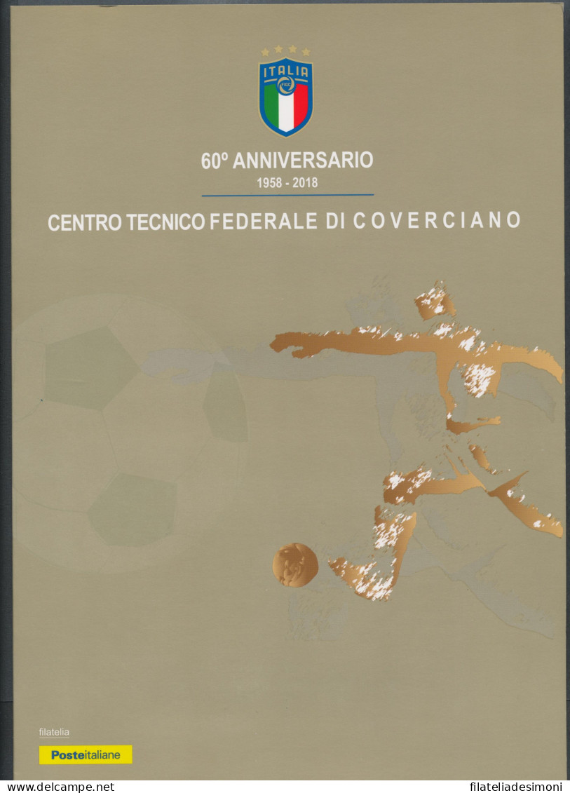 2018 Italia - Repubblica, Folder - Centro Di Coverciano Calcio N. 617 - MNH** - Pochettes