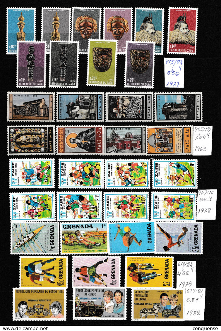 AFRICA  LOTE **  MNH YVERT  NUMEROS EN FOTO, VALOR   28.30 €  BUEN LOTE   SERIES  COMLETAS - Sonstige - Afrika