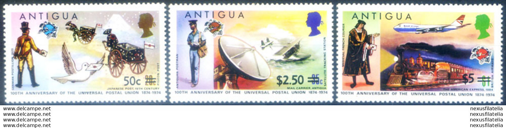UPU. Soprastampati 1975. - Antigua Y Barbuda (1981-...)