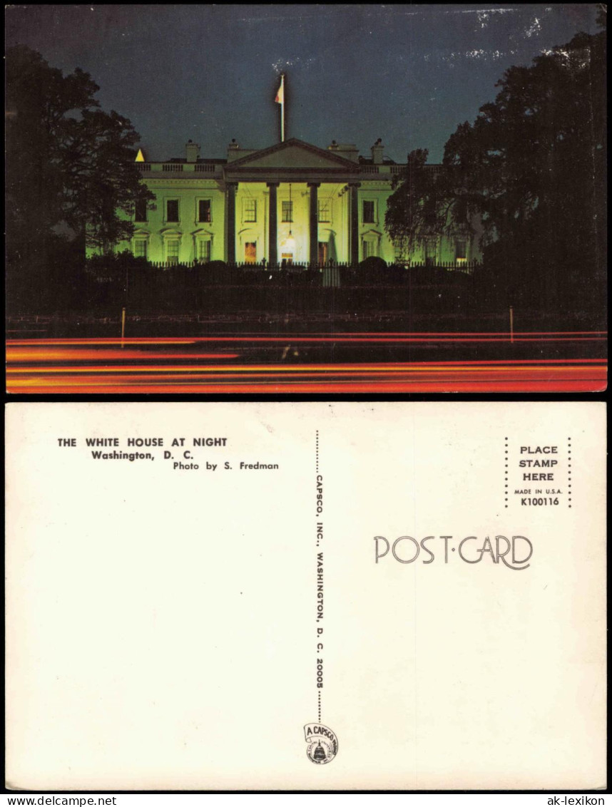 Postcard Washington D.C. The White House Weißes Haus 1960 - Washington DC