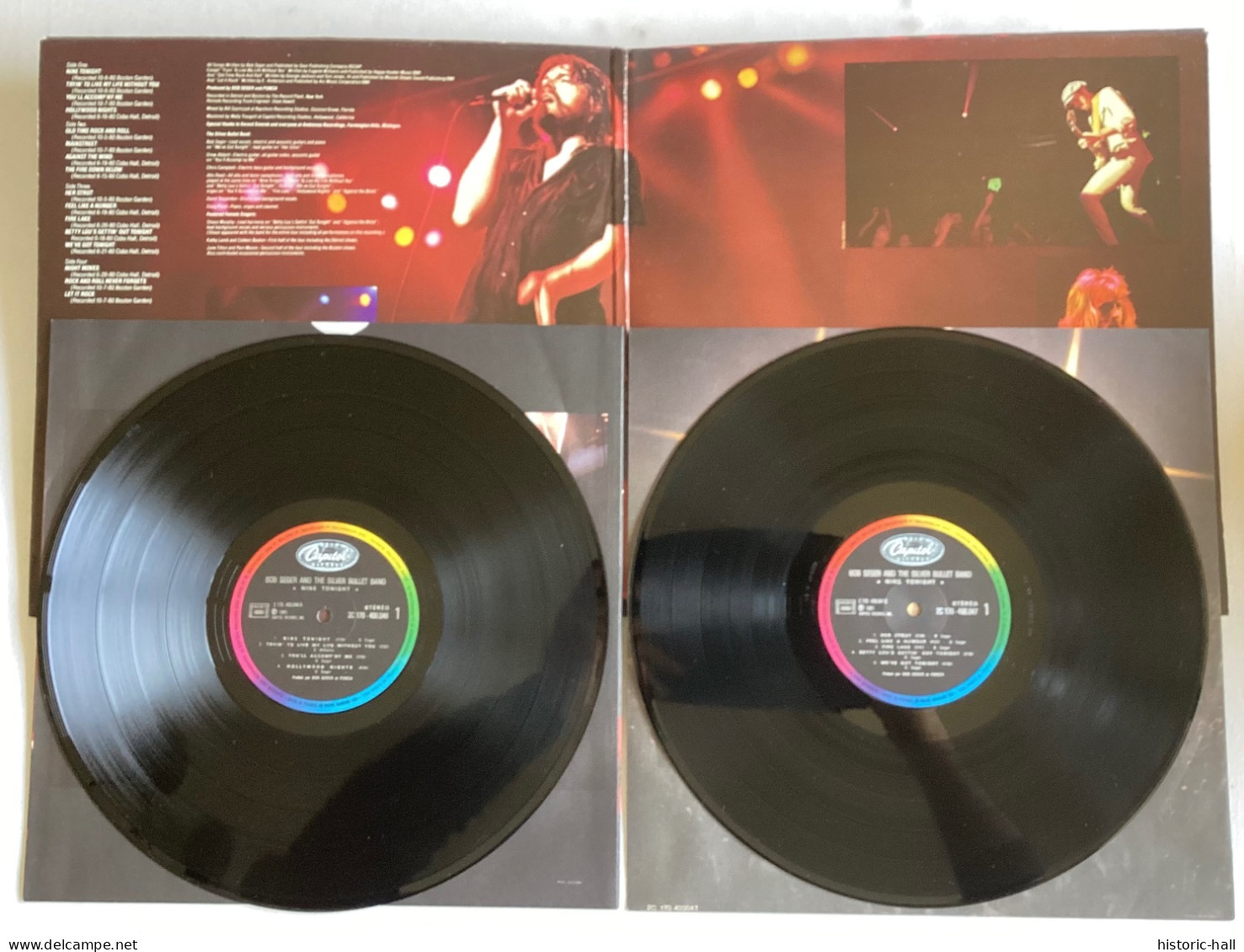 BOB SEGER AND THE SILVER BULLET BAND - Nine Tonight - 2 LP - 1981 - French Press - Rock