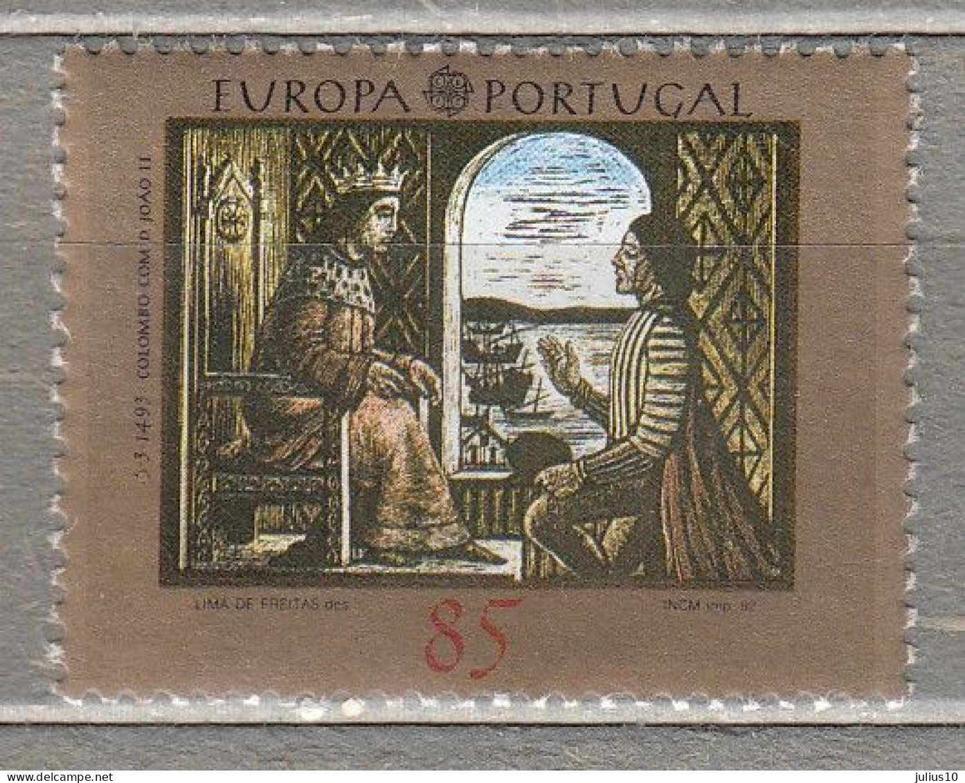 EUROPA CEPT 1992 Portugal C.Colombo 500th Discovery Of America MNH(**) Mi 1927 #33914 - 1992
