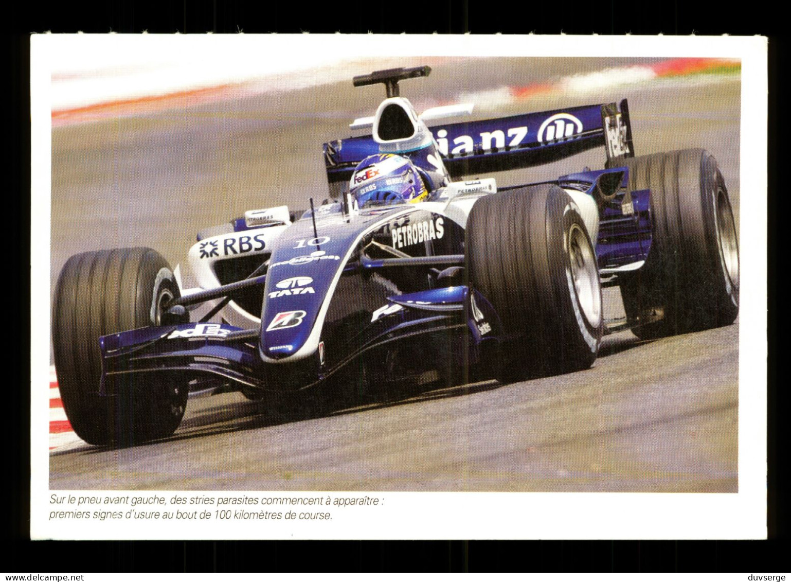 Sport Automobile Grand Prix D' Espagne Barcelone  Ecurie Williams Voiture FW28 ( Format 11cm X 16cm ) - Grand Prix / F1