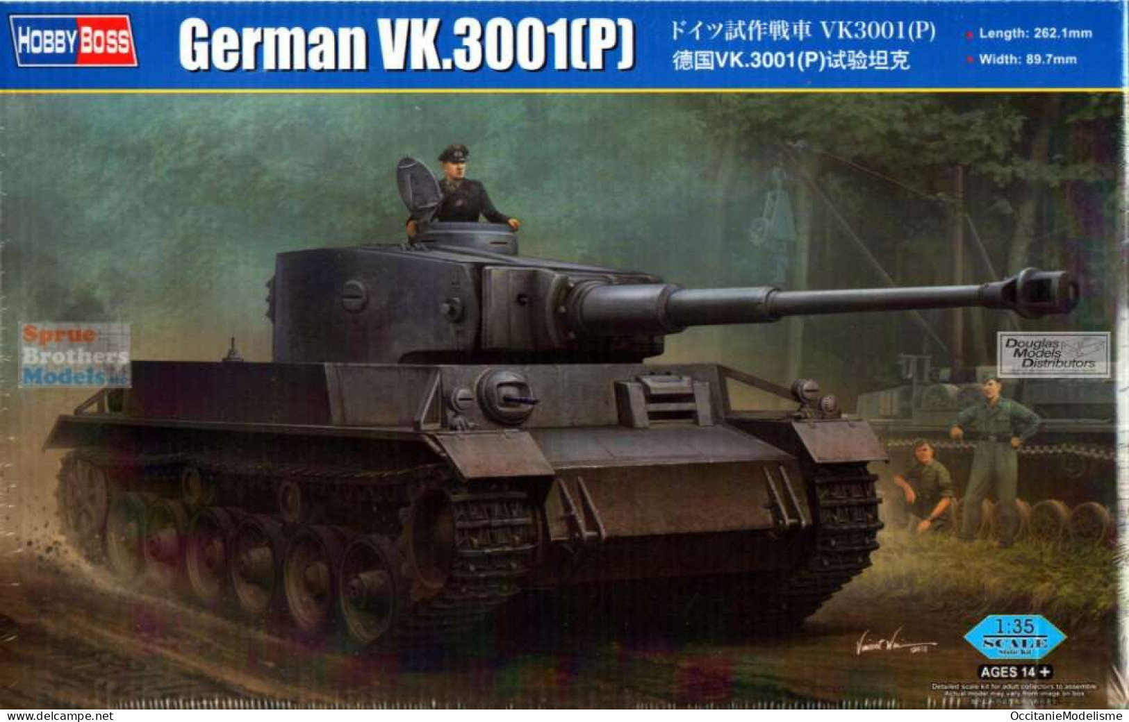 HobbyBoss - Char German VK.3001 (P) Maquette Kit Plastique Réf. 83891 Neuf NBO 1/35 - Véhicules Militaires