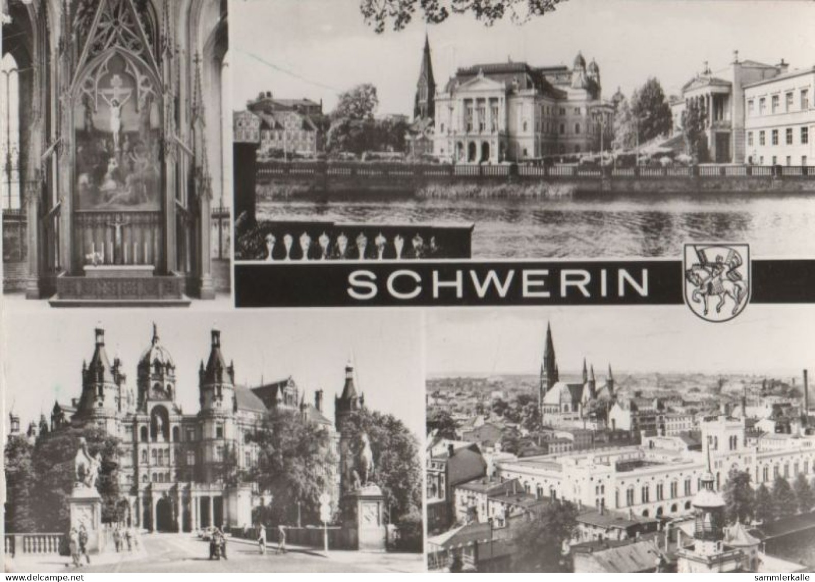 50901 - Schwerin - 4 Teilbilder - 1982 - Schwerin