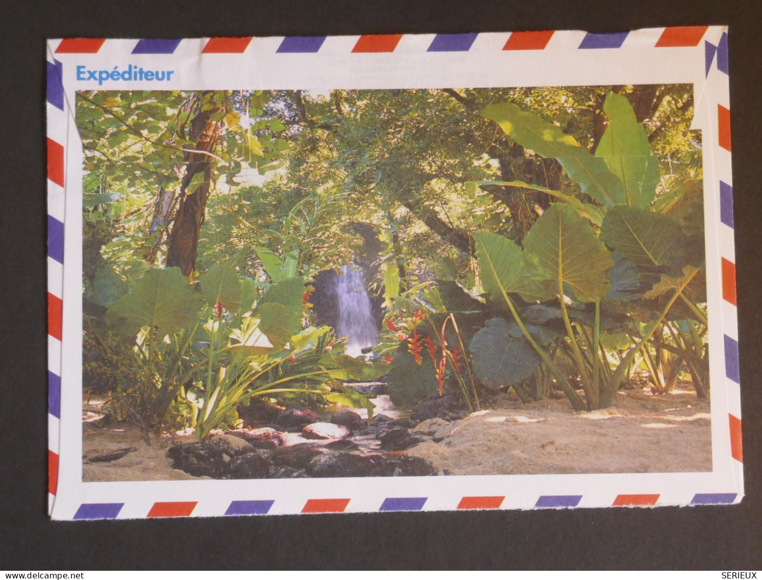 DM 14 POLYNESIE   LETTRE 1986 TAHITI A MONPONT FRANCE  ++AFF. INTERESSANT +++ - Storia Postale