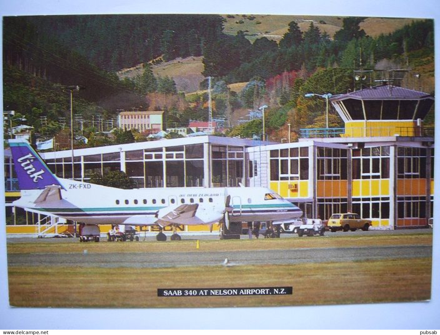 Avion / Airplane / LINK - Air New Zealand / Saab 340 / Seen At Nelson Airport - 1946-....: Moderne