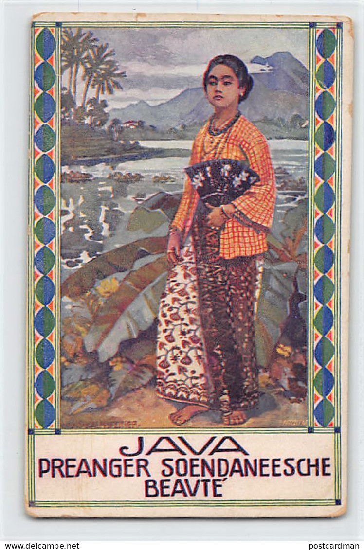 Indonesia - PREANGER - Sundanese Beauty - SEE SCANS FOR CONDITION - Indonesië