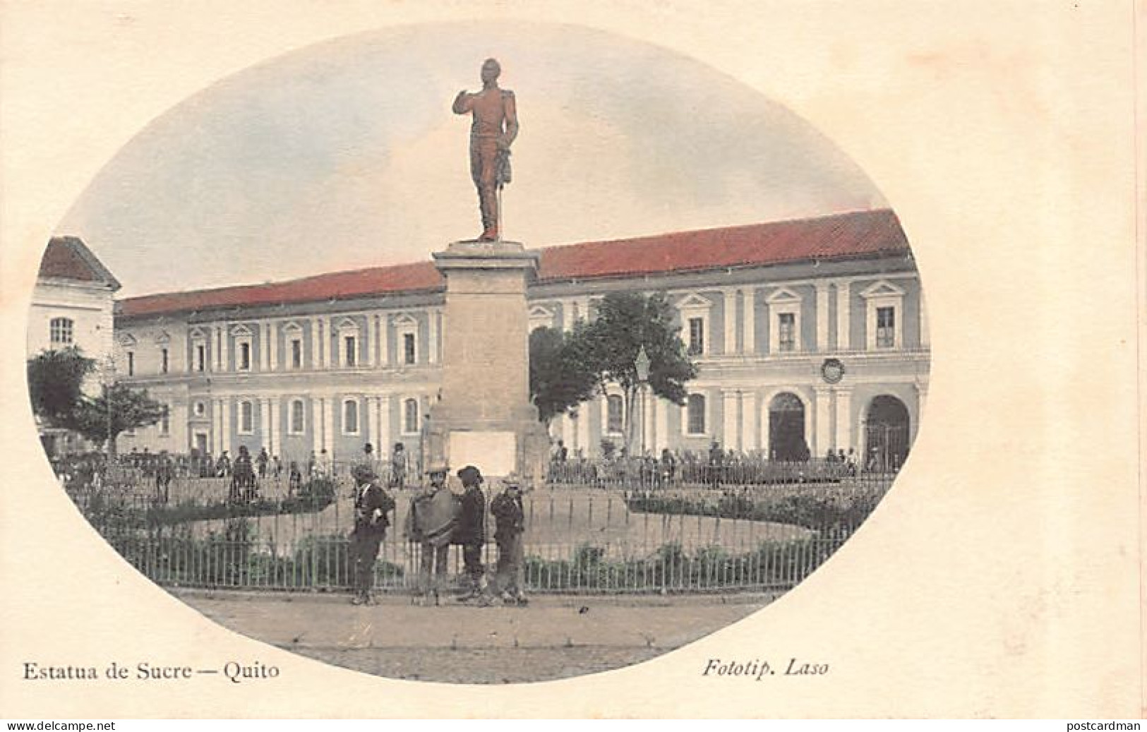 Ecuador - QUITO - Estatua De Sucre - Ed. Laso  - Ecuador