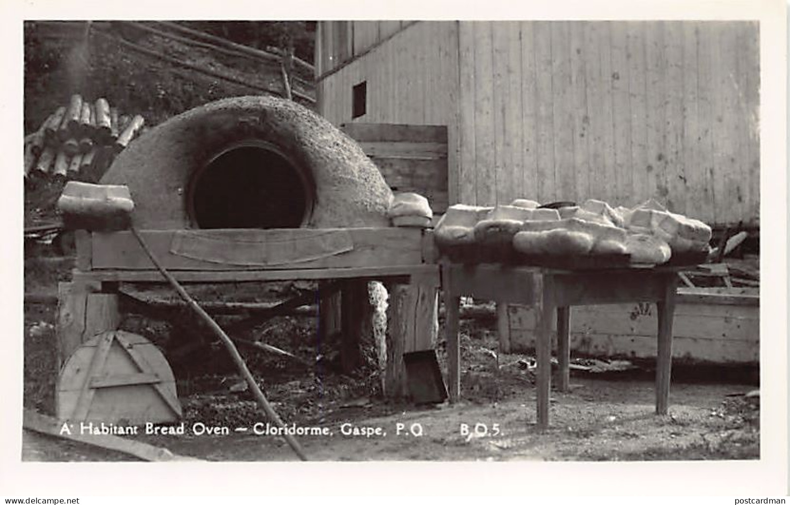 Canada - GASPÉ (QC) Bread Oven - Cloridome - CARTE PHOTO - Ed. H.V. Henderson 5 - Gaspé