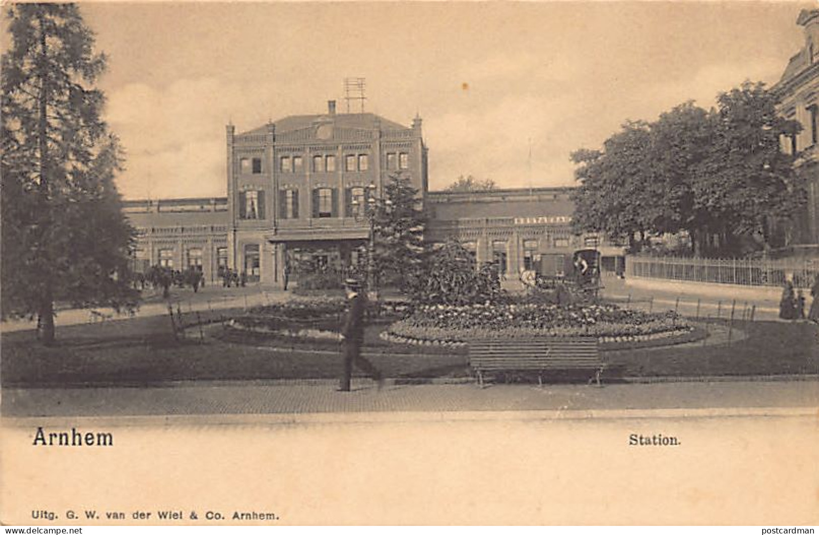 ARNHEM (GE) Station - Uitg. V. D. Wiel  - Arnhem