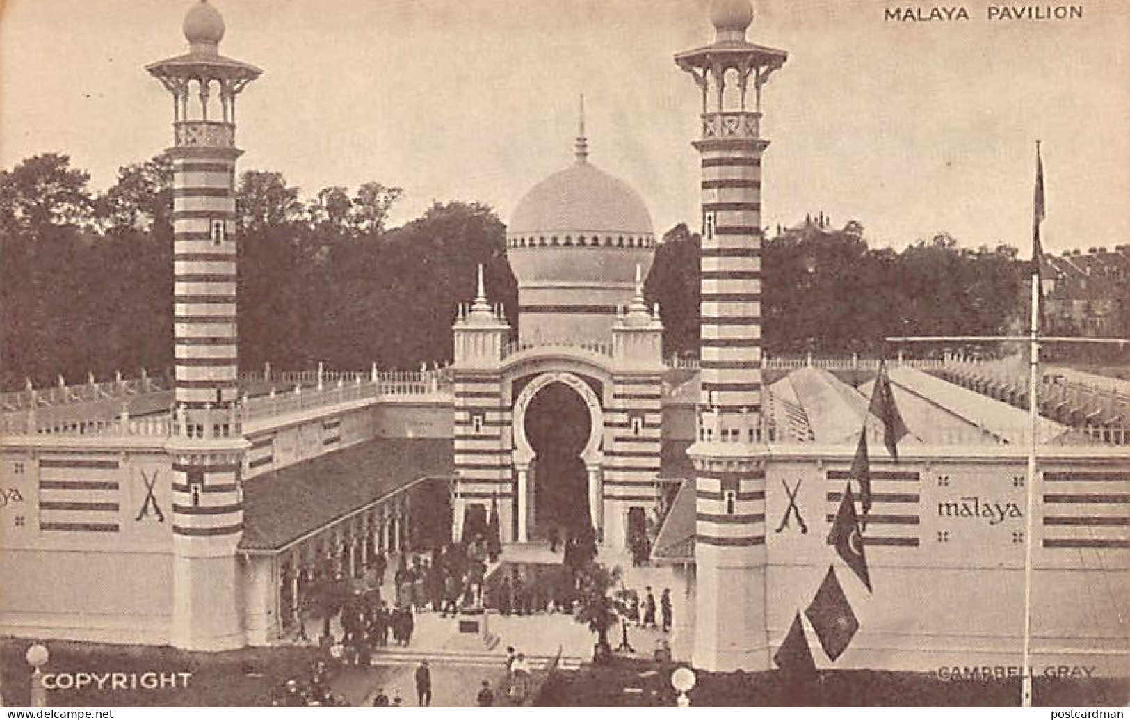 Malaysia - Malaya Pavilion At The British Empire Exhibition In London (Year 1924) - Publ. Heelway Press Ltd.  - Malaysia