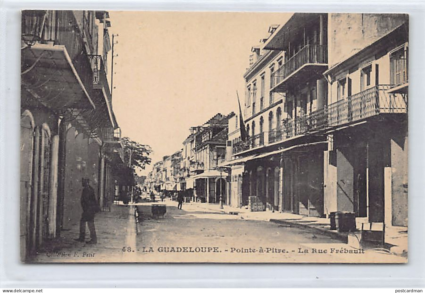 Guadeloupe - POINTE À PITRE - La Rue Frébault - Ed. F. Petit 48 - Pointe A Pitre