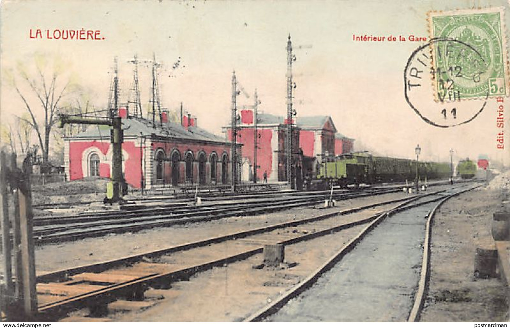 Belgique - LA LOUVIÈRE (Hainaut) Intérieur De La Gare - La Louvière