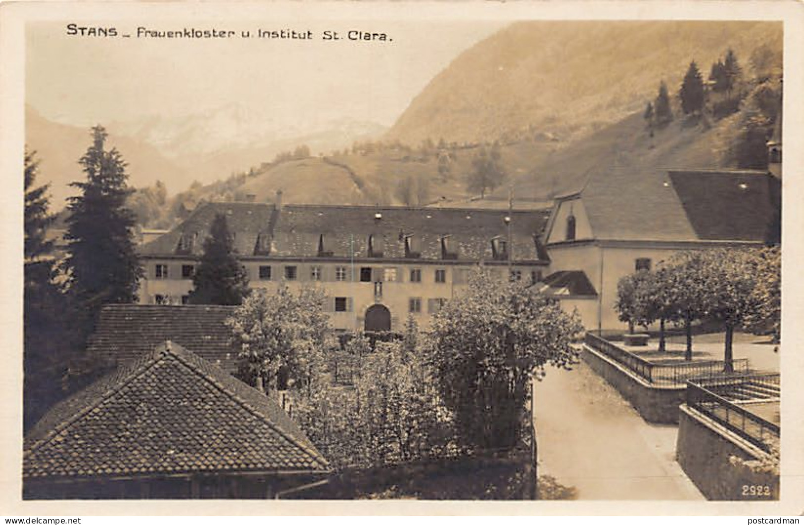 STANS (NW) Frauenkloster Und Institut St. Clara - Verlag Perrochet-Matile 2922 - Stans