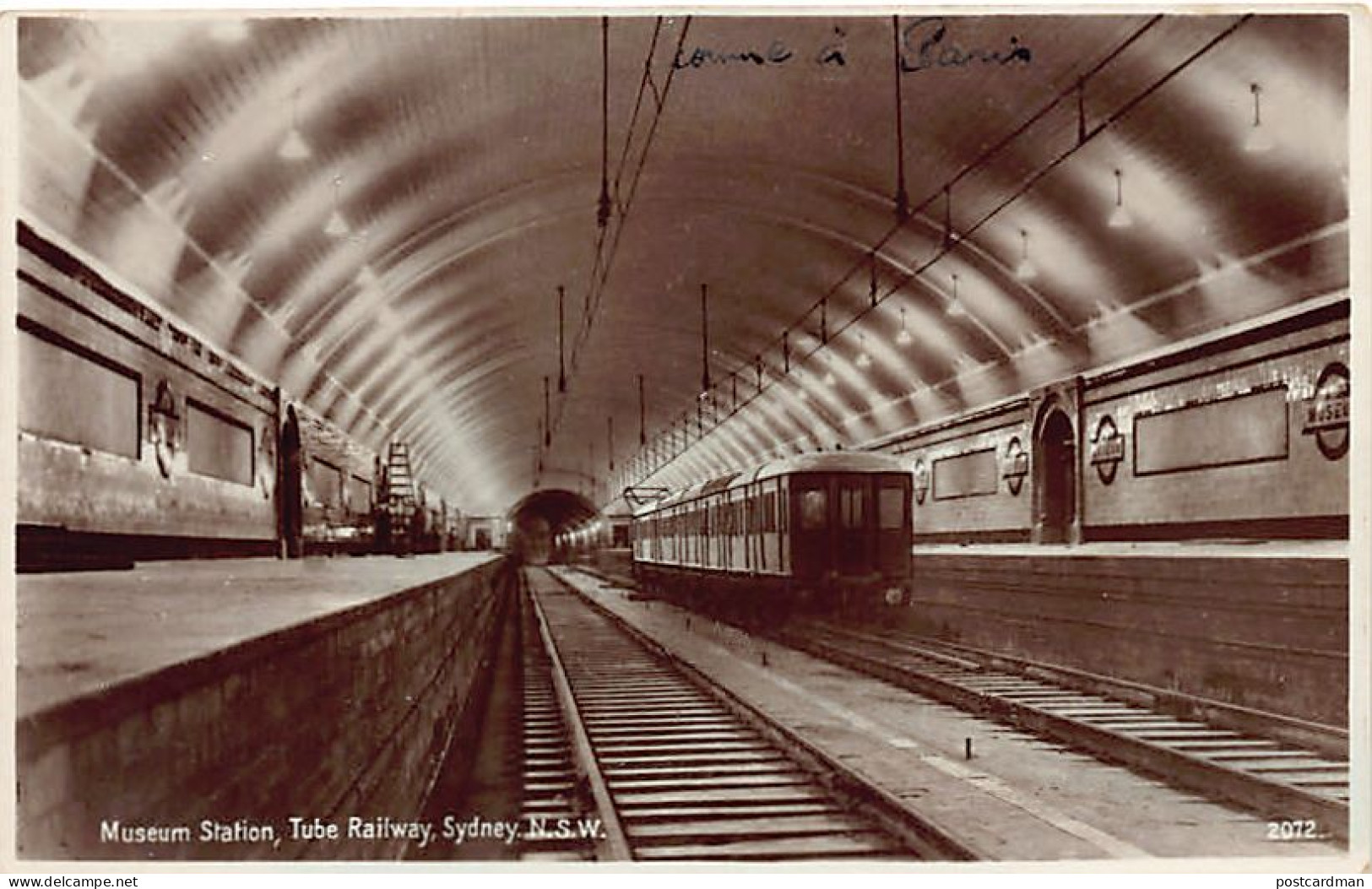 SYDNEY (NSW) Museum Station, Tube Railway - Publ. Samuel Wood 2072 - Sydney