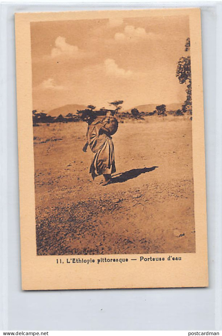 Ethiopia - Water Carrier - Publ. Mission Catholique De Diré Daoua - D. Boudry  - Etiopia