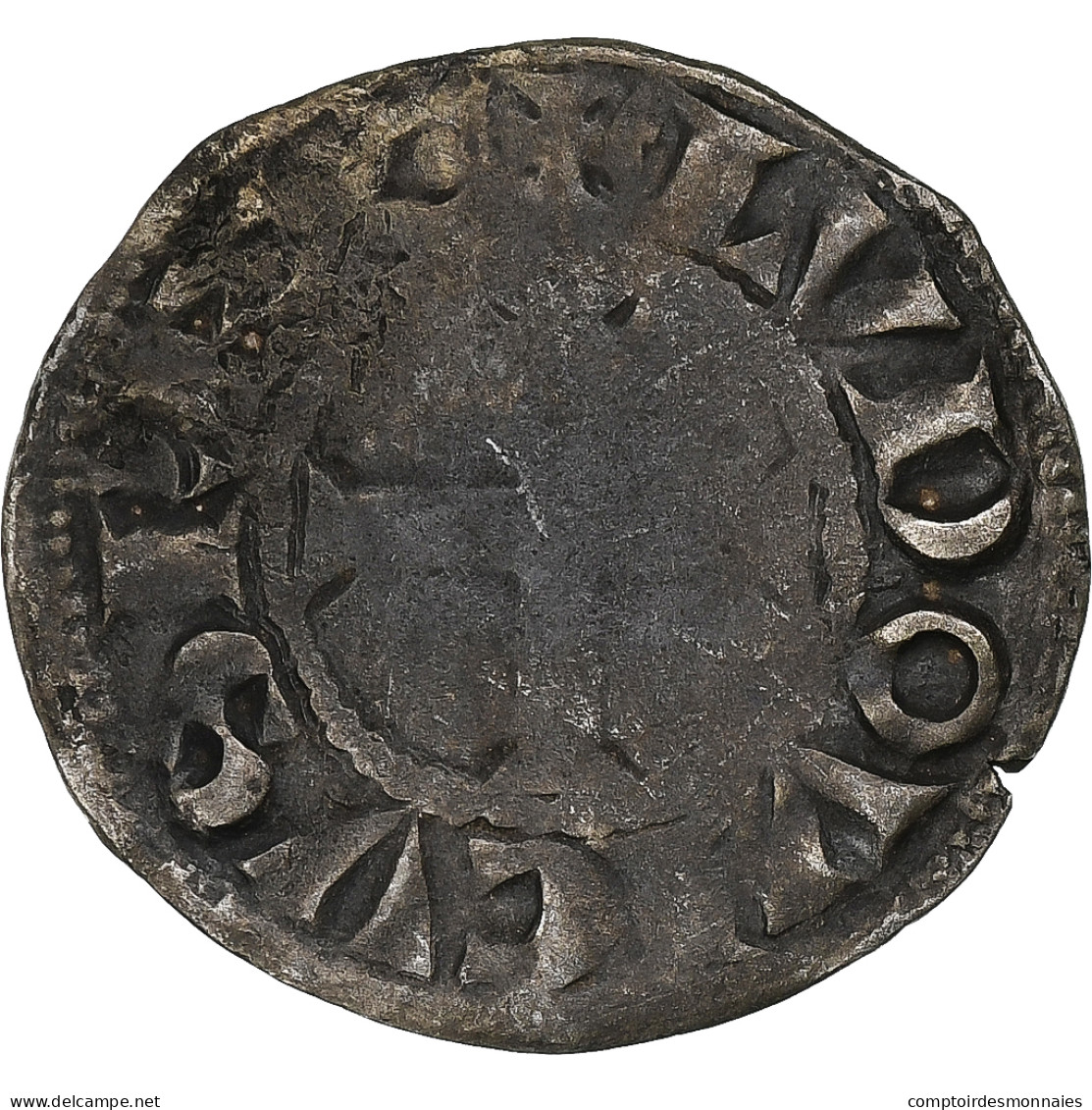 France, Louis VIII-IX, Denier Tournois, 1223-1244, Billon, TB, Duplessy:187 - 1223-1226 Lodewijk VIII De Leeuw