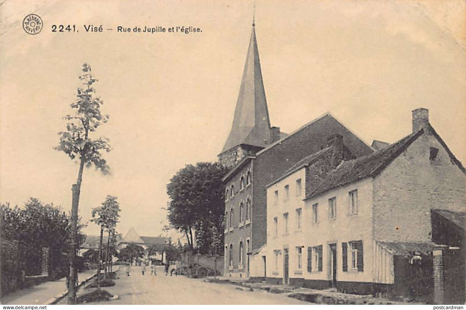VISÉ (Liège) Rue De Jupille Et L'église - Visé