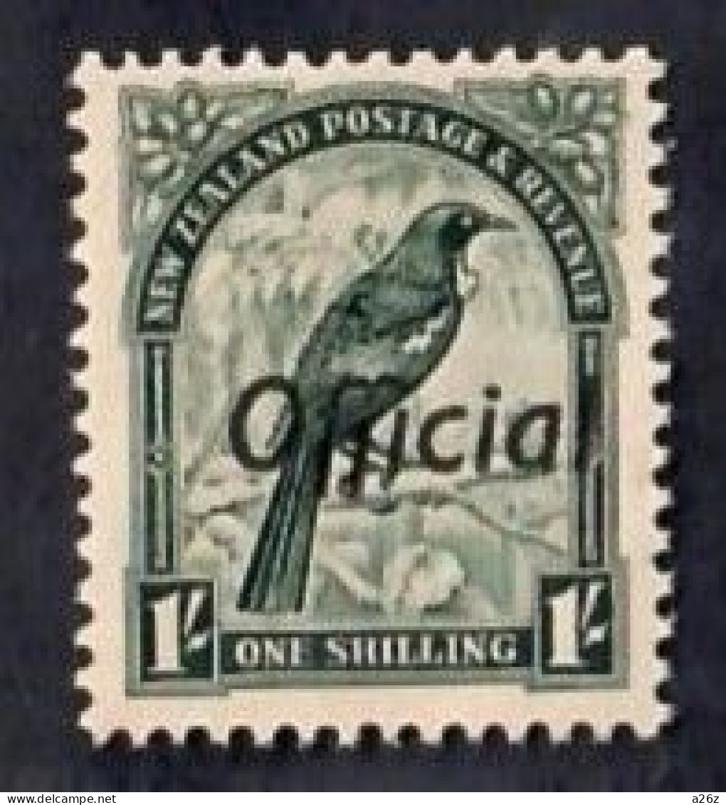 New Zeland 1936 Offiicial Tui Or Parson Bird 1V MNH - Ongebruikt