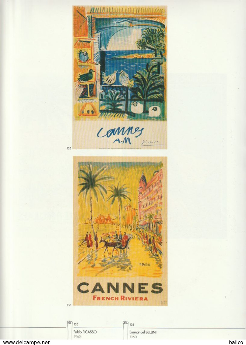 Pages Du Livre "AFFICHES D'AZUR" Alpes Maritimes  ( Recto Verso, Pages 113/114 )  Funiculaire Cannes - Afiches