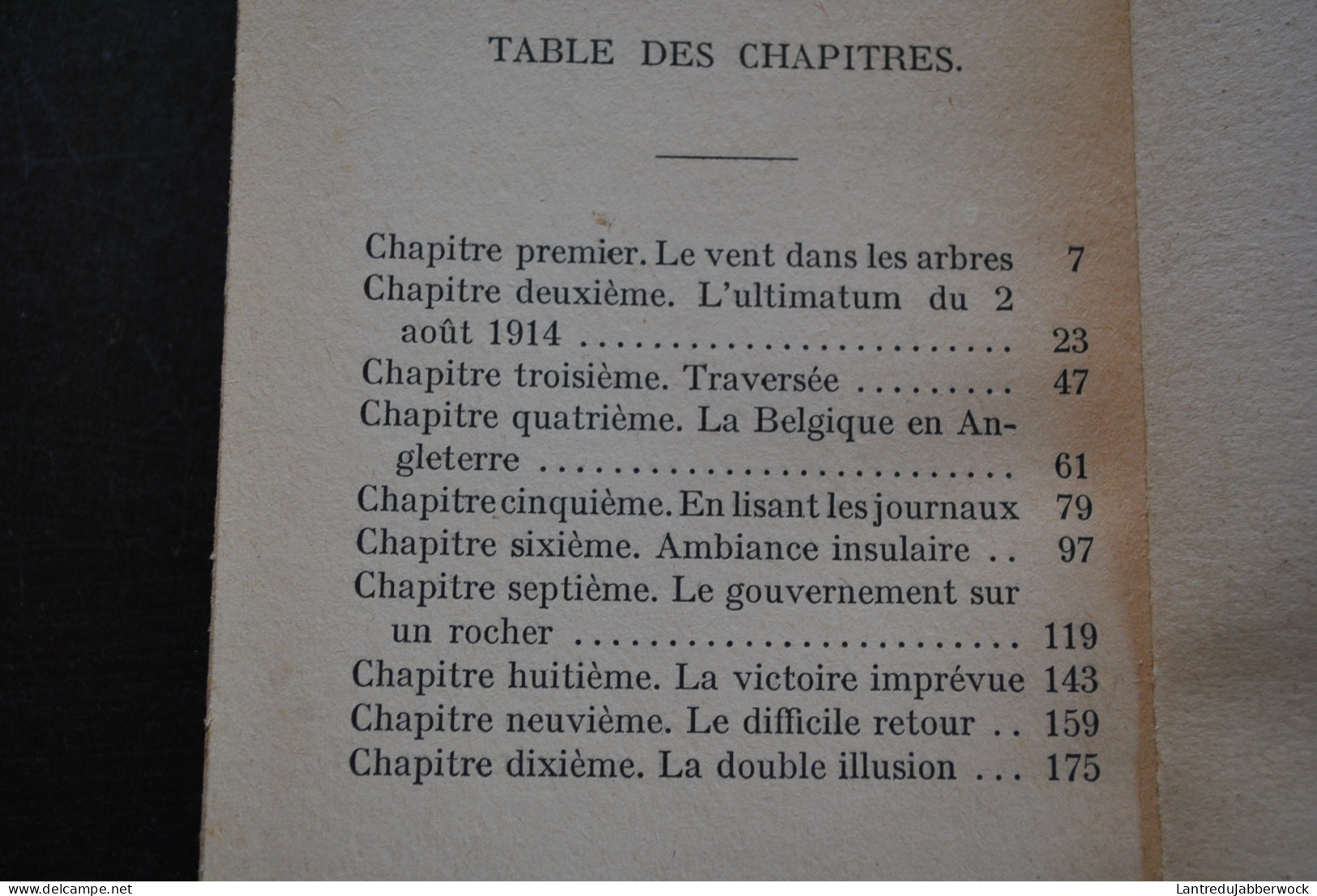 Henri Davignon La Première Tourmente 1914-1918 Collection Durandal 1947 WW1 Grande Guerre 14 18 - Guerre 1914-18