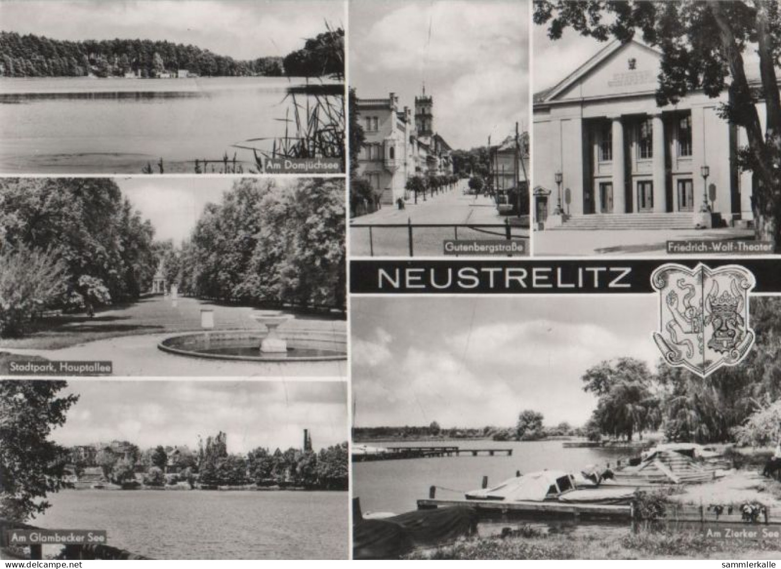 80925 - Neustrelitz - U.a. Friedrich-Wolf-Theater - 1977 - Neustrelitz