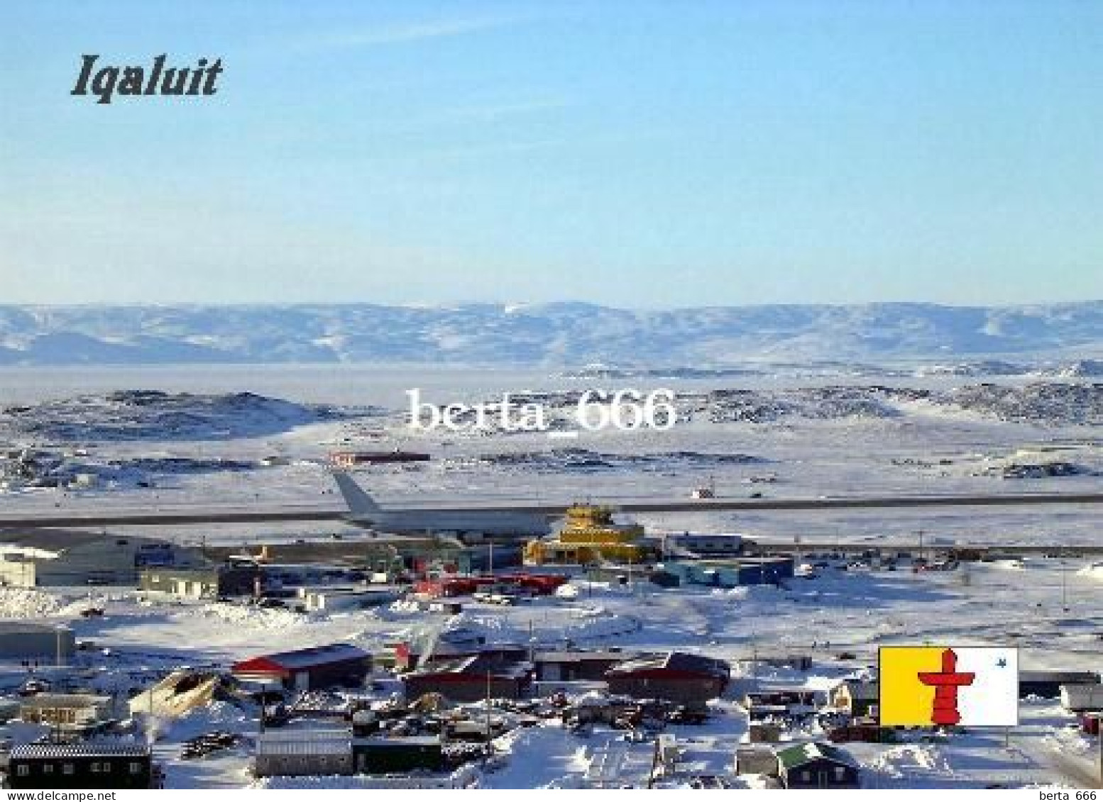 Canada Nunavut Iqaluit Airport Aerial View New Postcard - Nunavut