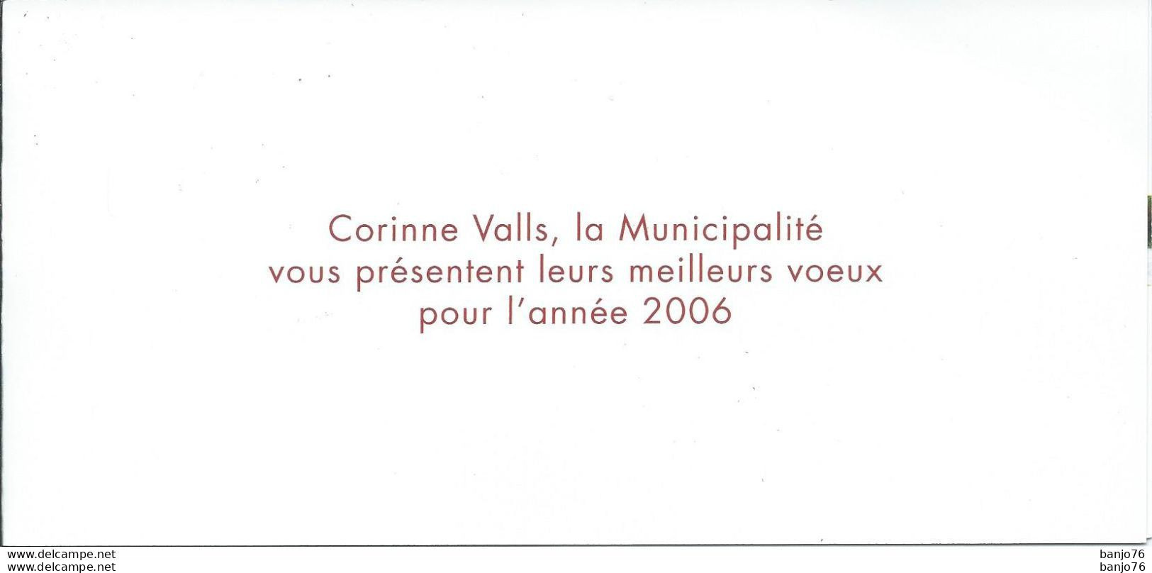 Romainville (93) - Carte De Vœux De La Mairie 2006 - Maire Corinne Valls - Romainville