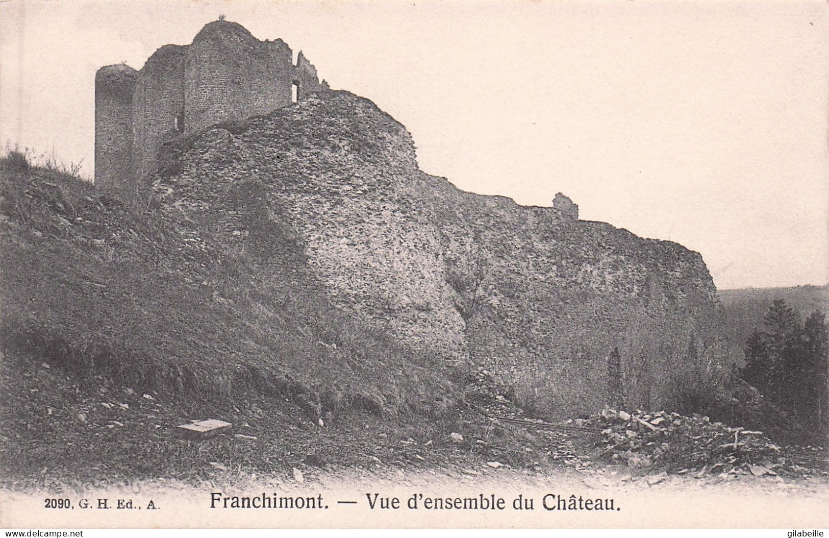 THEUX - Les Ruines De Franchimont  - Vue D'ensemble Du Chateau - Theux