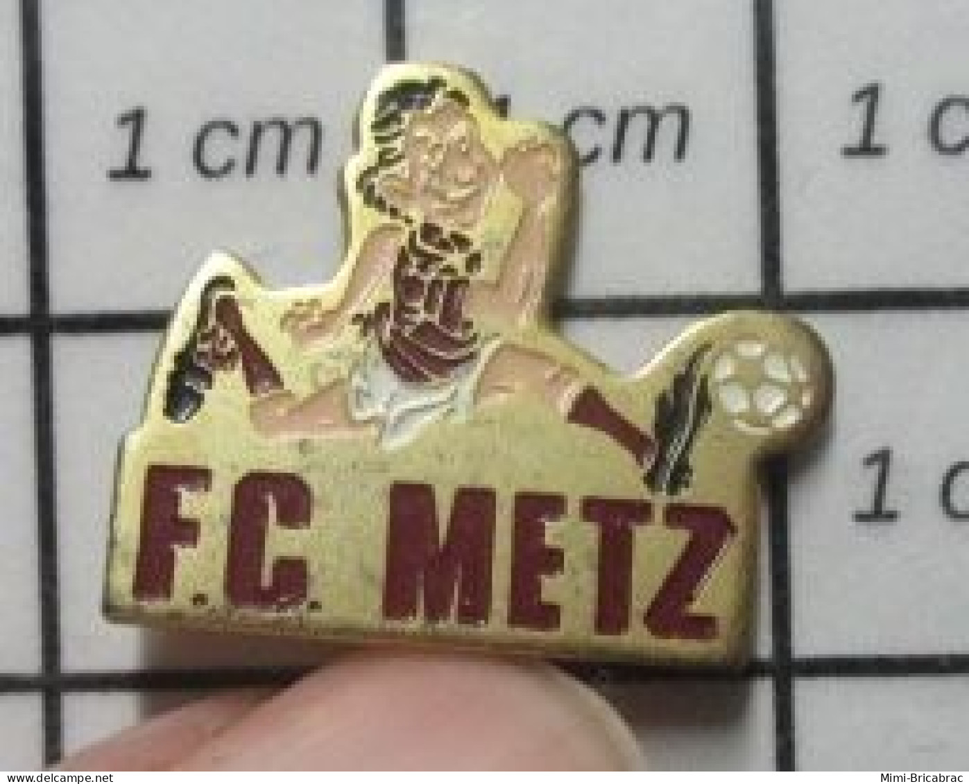 713B Pin's Pins / Beau Et Rare : SPORTS . CLUB FOOTBALL FC METZ - Fussball