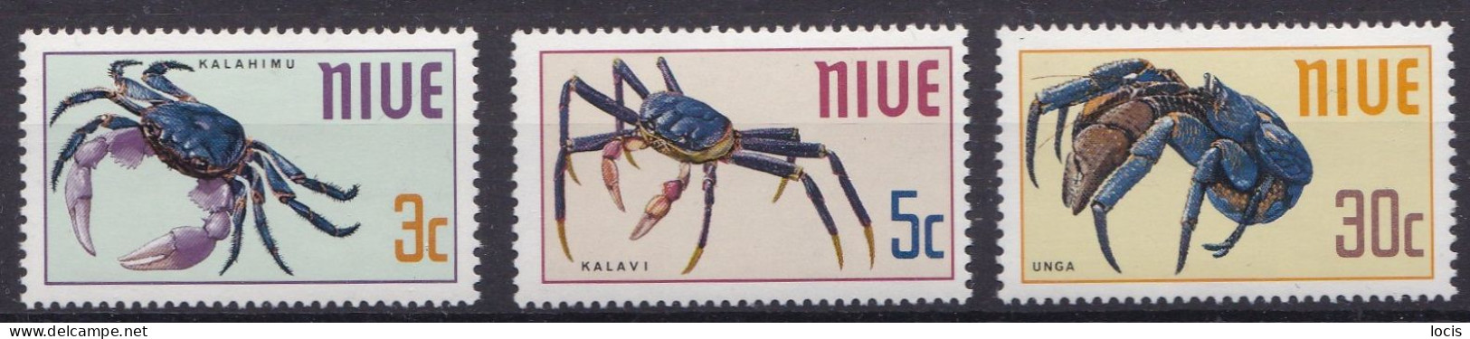 NIUE 1970 MNH** - Crustáceos