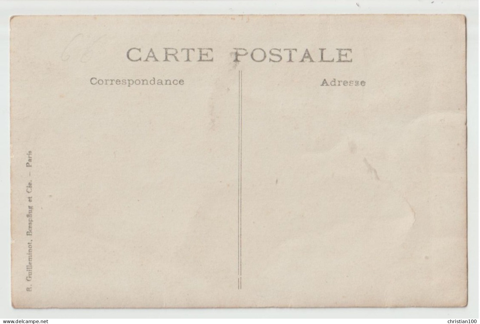 CARTE PHOTO - DEVANTURE D'UNE CHARCUTERIE - LE CHARCUTIER - QUARTIERS DE VIANDE -2 SCANS - - Negozi