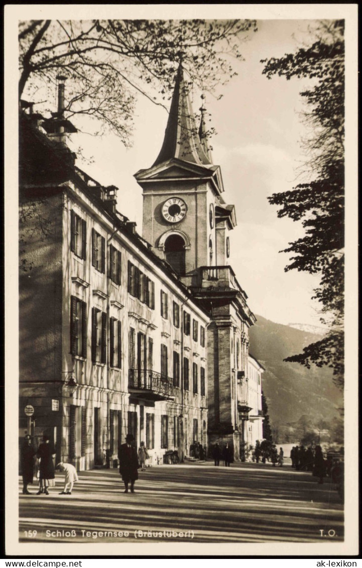 Ansichtskarte Tegernsee (Stadt) Schloß Tegernsee (Bräustüberl) 1950 - Tegernsee