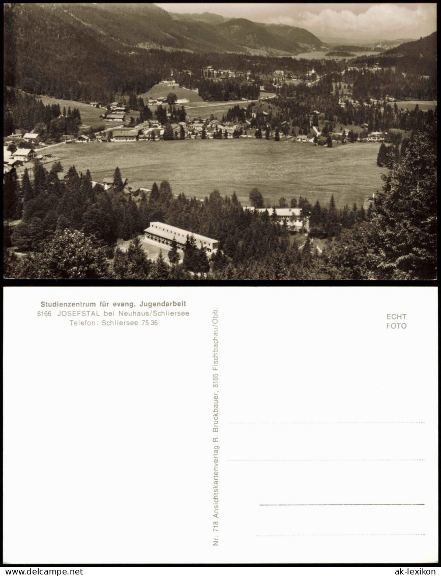 Josefstal-Schliersee Panorama Mit Studienzentrum Für Evang. Jugendarbeit 1960 - Schliersee