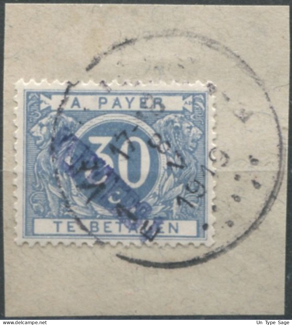 Belgique, Timbre TAXE - Surcharge Locale VERVIERS 1 - (F865) - Timbres