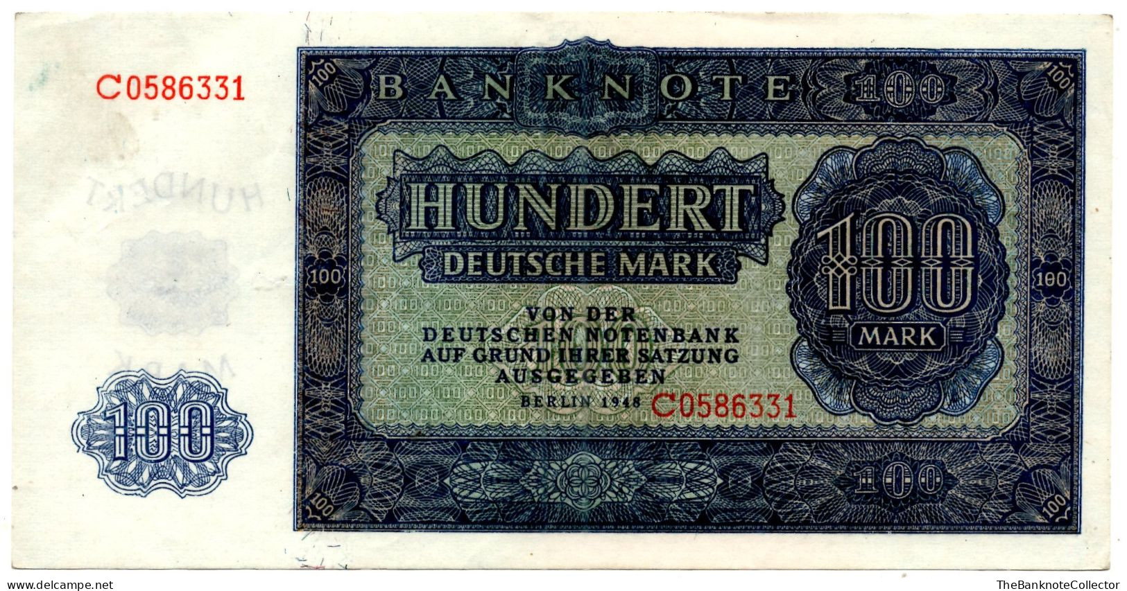 East Germany 100 Marks 1948 P-15 UNC - 50000 Mark