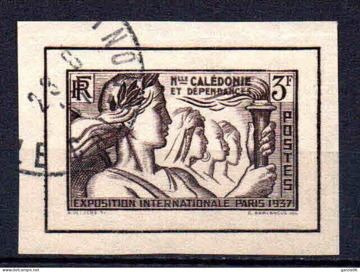 Nouvelle Calédonie  - 1937 -  Expo Internationale De Paris -   Tb Issu Du Bloc N° 1 - Oblit - Used - Used Stamps