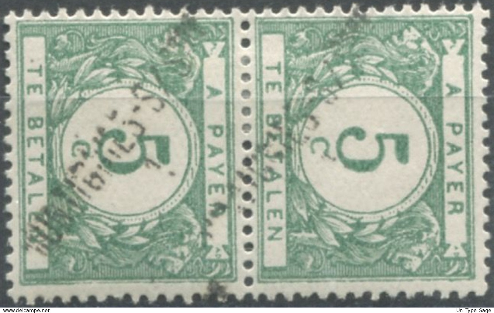 Belgique, Timbre TAXE - Surcharge Locale à Identifier - (F868) - Timbres