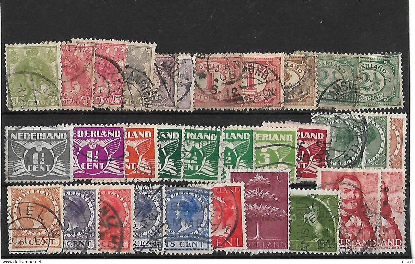 PAYS-BAS: Petit Lot De 32 TP Différents:  Période Incomplète  De 1898 à 1944   Avec Quelques Doublons - Collezioni