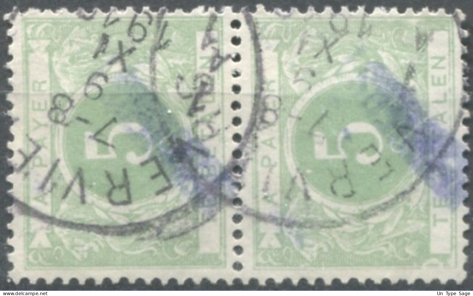 Belgique, Timbre TAXE - Surcharge Locale à Identifier - (F869) - Timbres