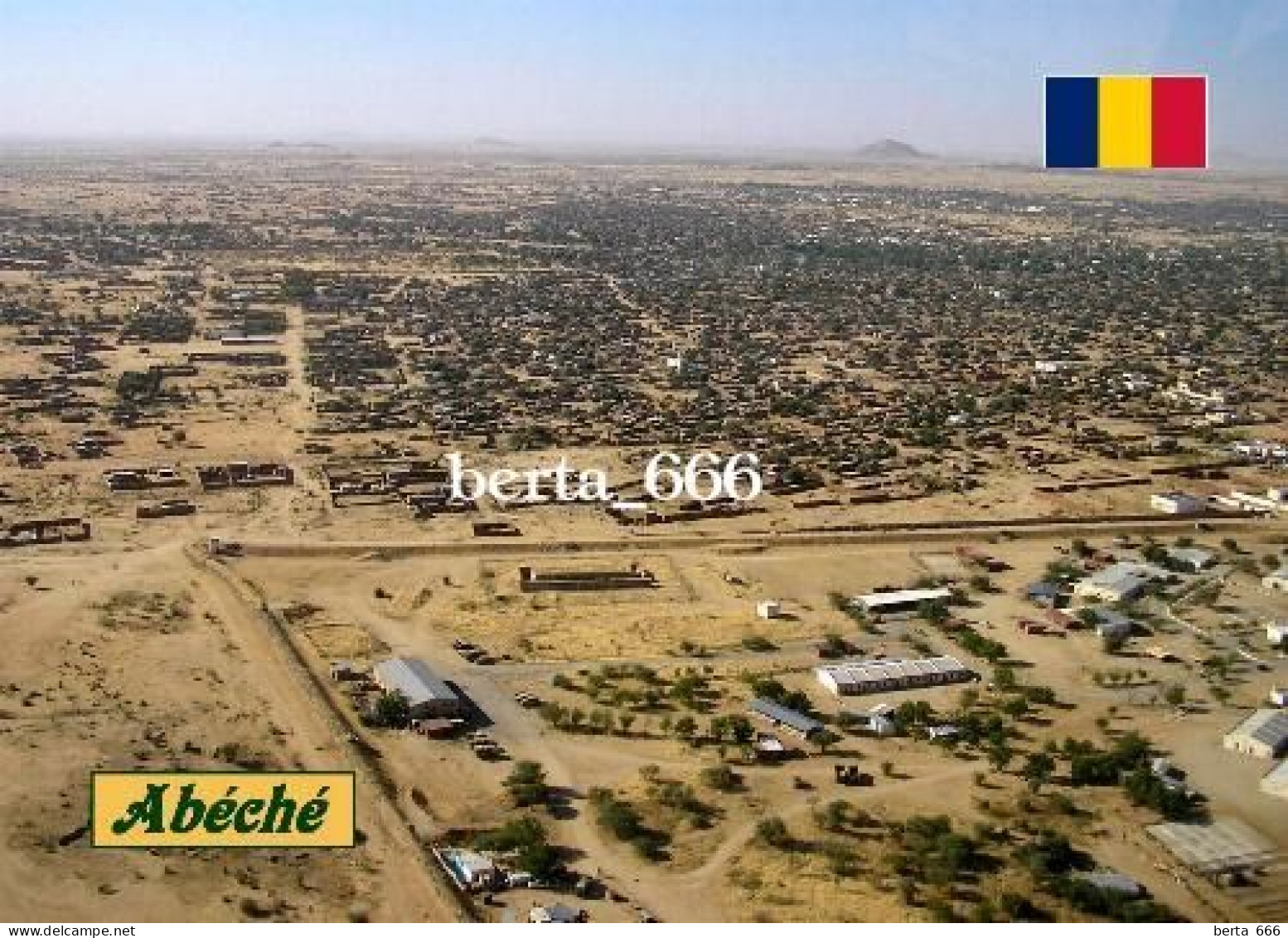 Chad Abeche Aerial View New Postcard - Tchad