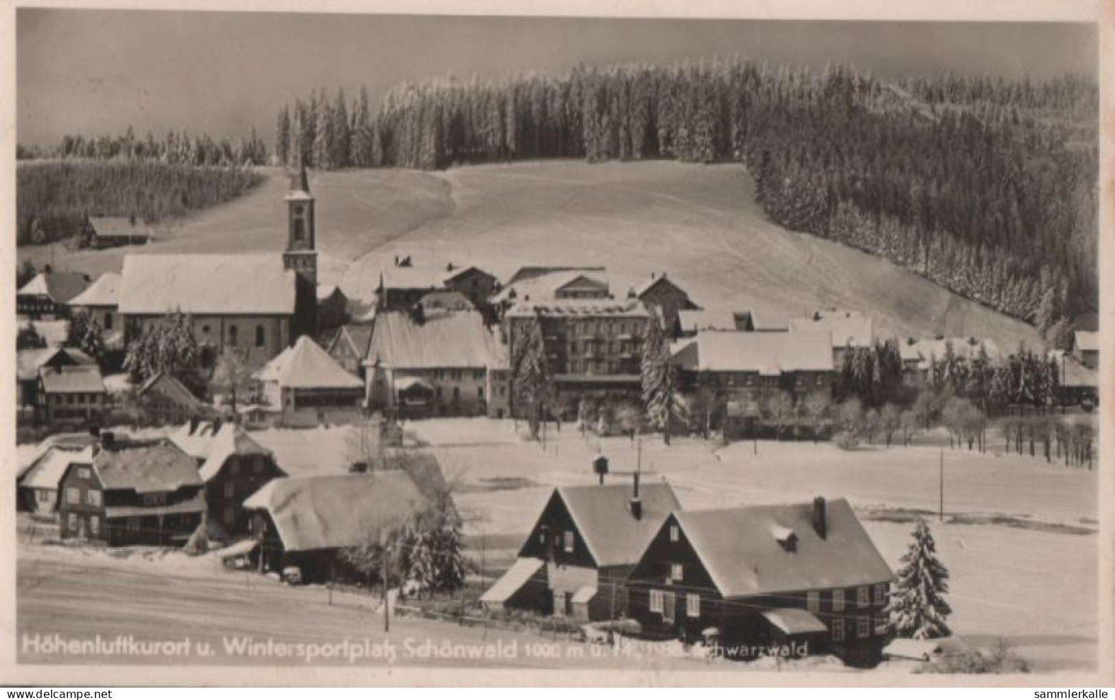 62414 - Schönwald - Wintersportplatz - 1949 - Villingen - Schwenningen