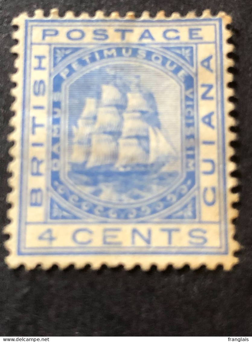 BRITISH GUIANA  SG 172  4c Blue  CA Wmk MNG - Brits-Guiana (...-1966)