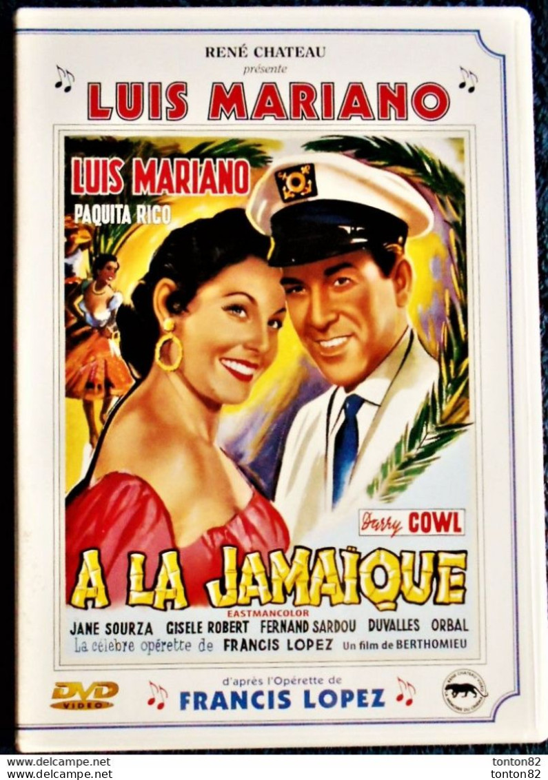 A La Jamaïque - Luis Mariano -  Darry Cowl - Paquita Rico - Fernand Sardou - Jeanne Sourza . - Comedias Musicales