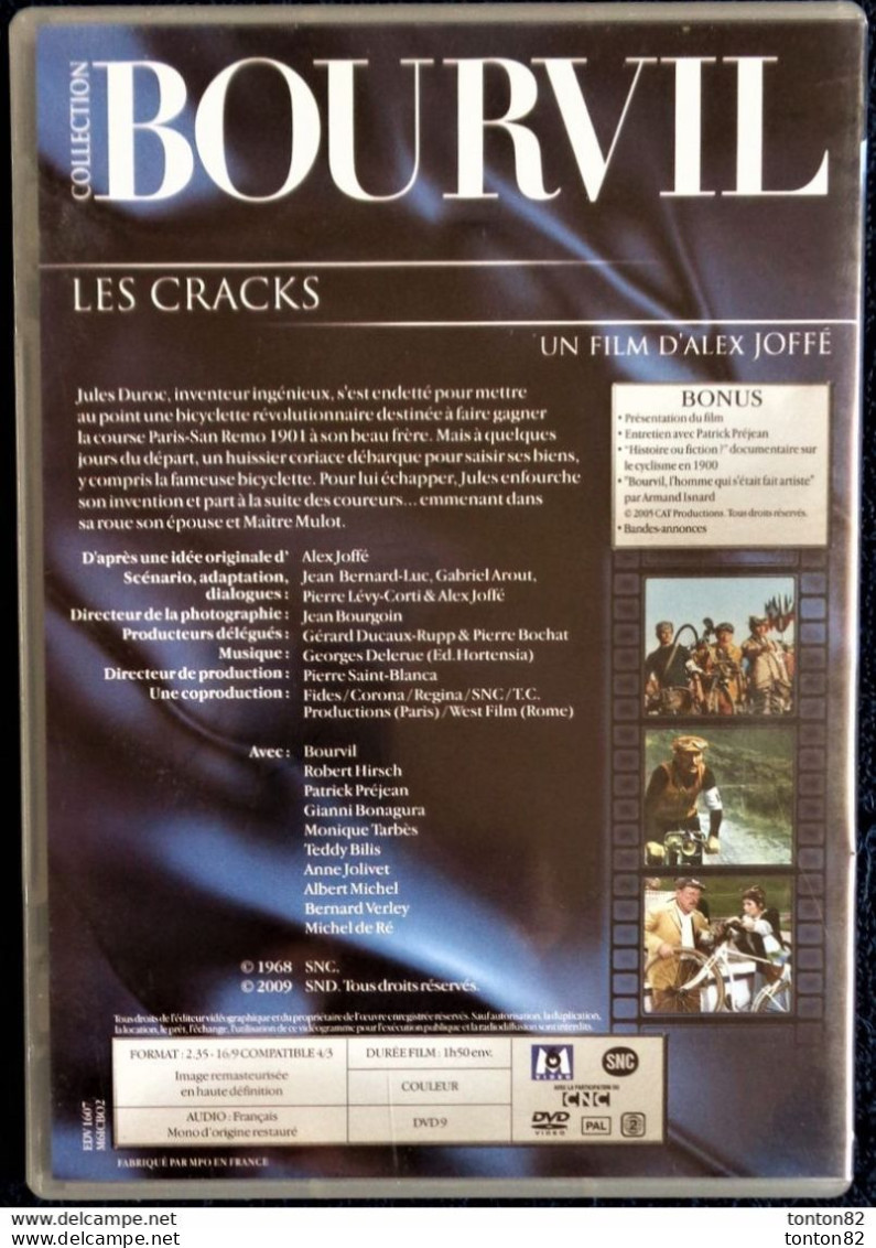 Les Cracks - Bourvil - Robert Hirsch - Monique Tarbès . - Comédie