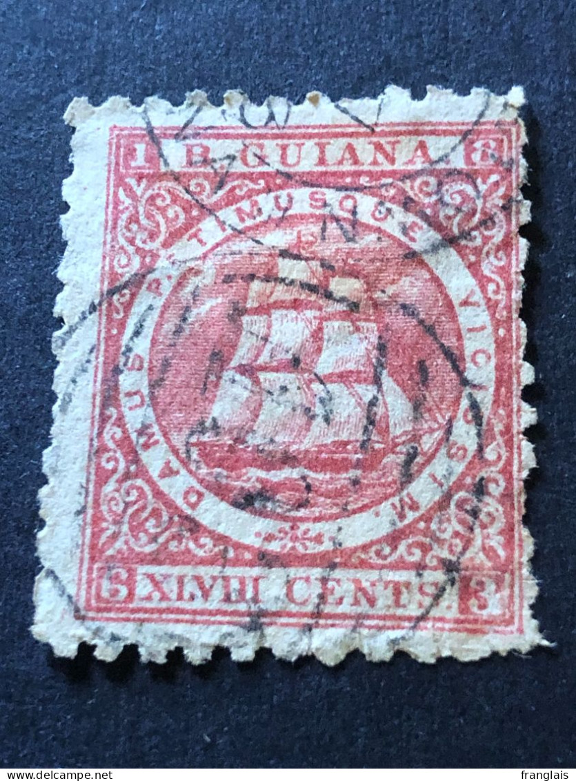 BRITISH GUIANA  SG 105  48c Red Perf 10  FU - Britisch-Guayana (...-1966)