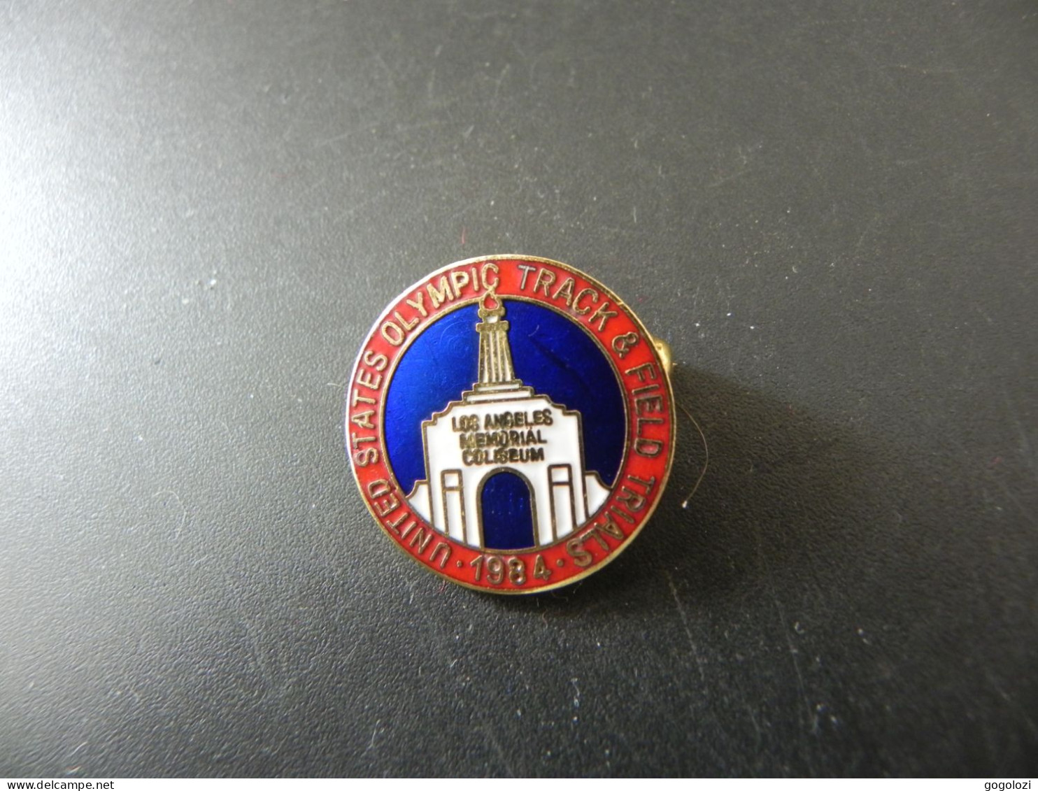 Old Badge USA - United States Olympic Track & Field Trials 1984 Los Angeles Memorial Coliseum - Sin Clasificación