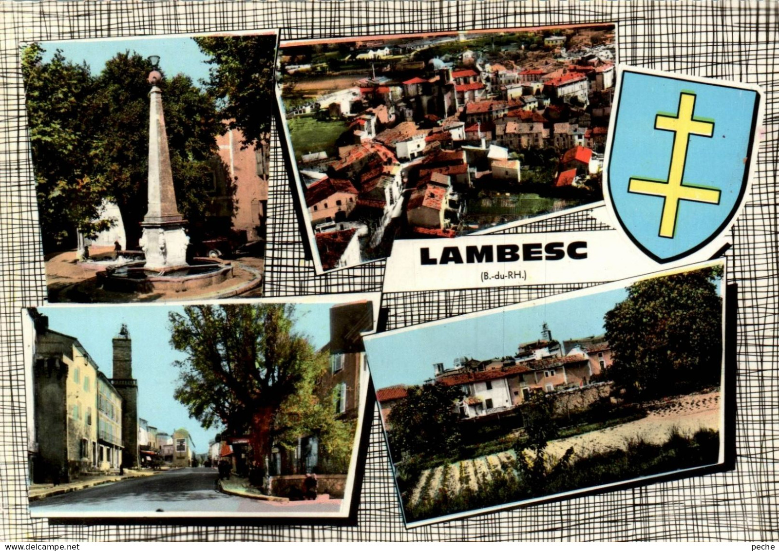 N°326 Z -cpsm Lambesc -multivues- - Lambesc