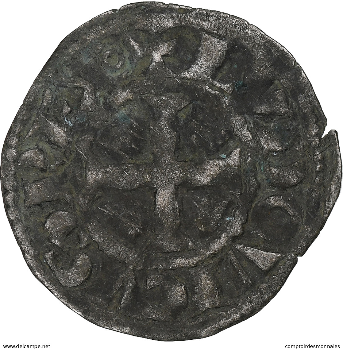 France, Louis VIII-IX, Denier Tournois, 1223-1244, Billon, TB, Duplessy:187 - 1223-1226 Luigi VIII Il Leone